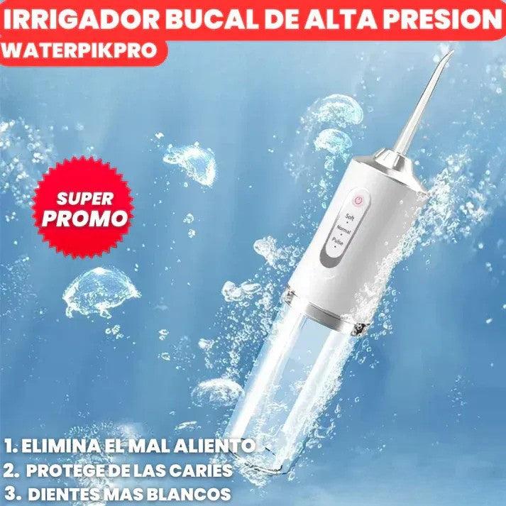 CleanJet™  Irrigador Oral Recargable de Alta Presion - [PROMOCIÓN DISPONIBLE SOLO HOY]