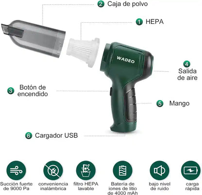 PowerMax™ Aspirador Portátil 3 en 1 - [PROMOCIÓN DISPONIBLE SOLO HOY]